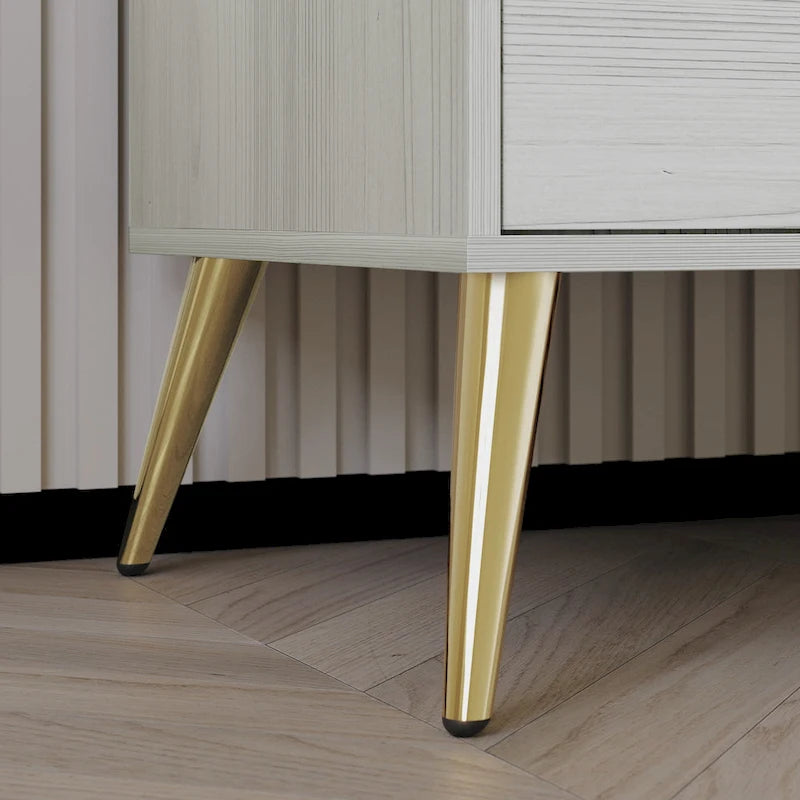 Commode contemporaine en bois à 4 tiroirs CraftPorch