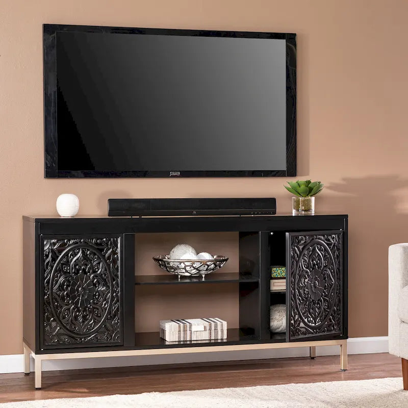 Meuble télé Winsterly Media avec rangement pour téléviseurs jusqu'à 56 po