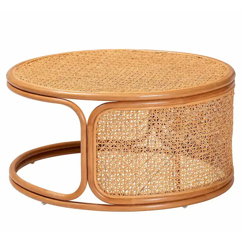 Table Basse en Rotin Eldon Bohemian Honey