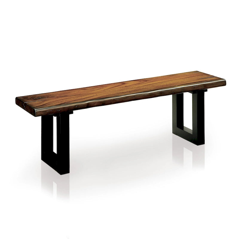 Divo Rustic Oak Solid Wood U-shaped Dining Bench by 