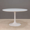 Kelty White Round Pedestal Dining Table