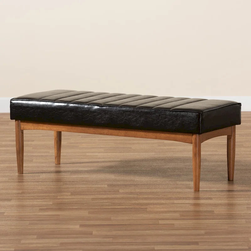 Banc de salle à manger moderne du milieu du siècle