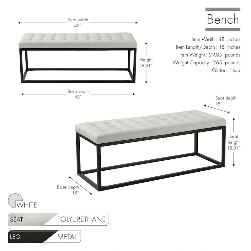 Banc d'appoint Marlena