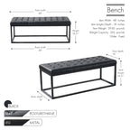 Banc d'appoint Marlena
