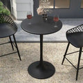 Table de bistro Kurv 24, hauteur comptoir, résistante aux intempéries, intérieur/extérieur
