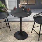 Table de bistro Kurv 24, hauteur comptoir, résistante aux intempéries, intérieur/extérieur