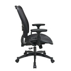 Chaise de bureau professionnelle avec accents bronze canon
