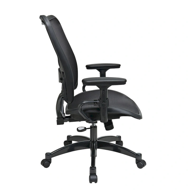 Chaise de bureau professionnelle avec accents bronze canon