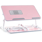Oreiller de mari - Plateau de lit en bois petit - Convient aux ordinateurs portables jusqu'à 17 pouces - avec double coussin, fente multifonctionnelle pour tablette