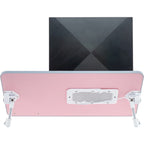 Oreiller de mari - Plateau de lit en bois petit - Convient aux ordinateurs portables jusqu'à 17 pouces - avec double coussin, fente multifonctionnelle pour tablette