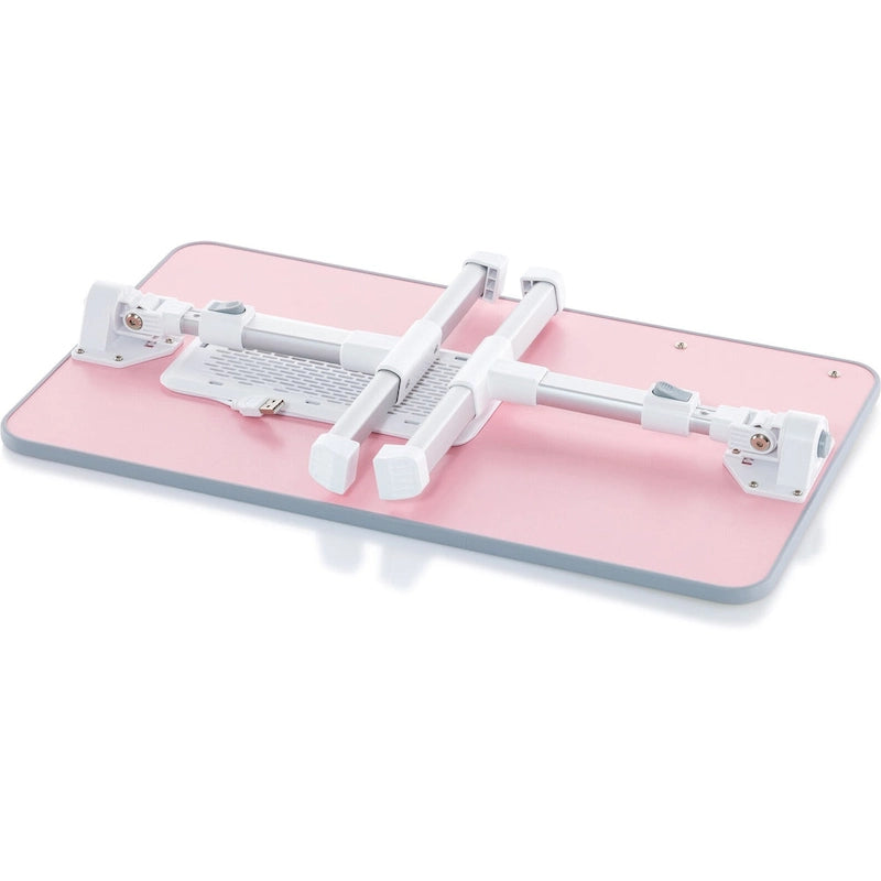 Oreiller de mari - Plateau de lit en bois petit - Convient aux ordinateurs portables jusqu'à 17 pouces - avec double coussin, fente multifonctionnelle pour tablette
