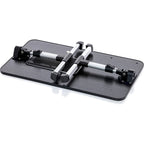 Oreiller de mari - Plateau de lit en bois petit - Convient aux ordinateurs portables jusqu'à 17 pouces - avec double coussin, fente multifonctionnelle pour tablette