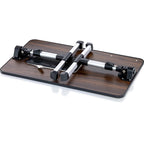 Oreiller de mari - Plateau de lit en bois petit - Convient aux ordinateurs portables jusqu'à 17 pouces - avec double coussin, fente multifonctionnelle pour tablette
