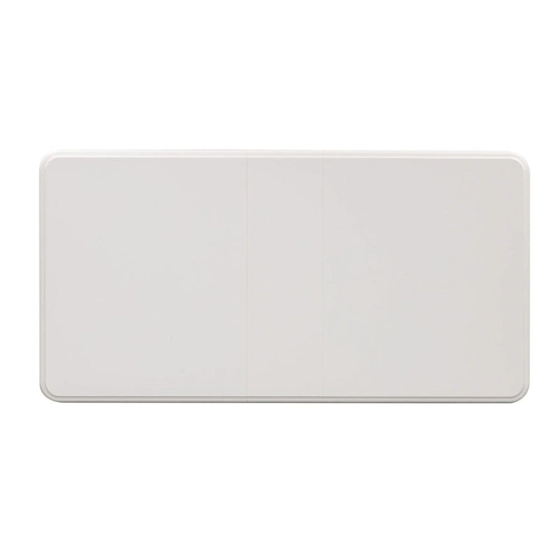 Table à plateau rectangulaire et piètement Oyster White