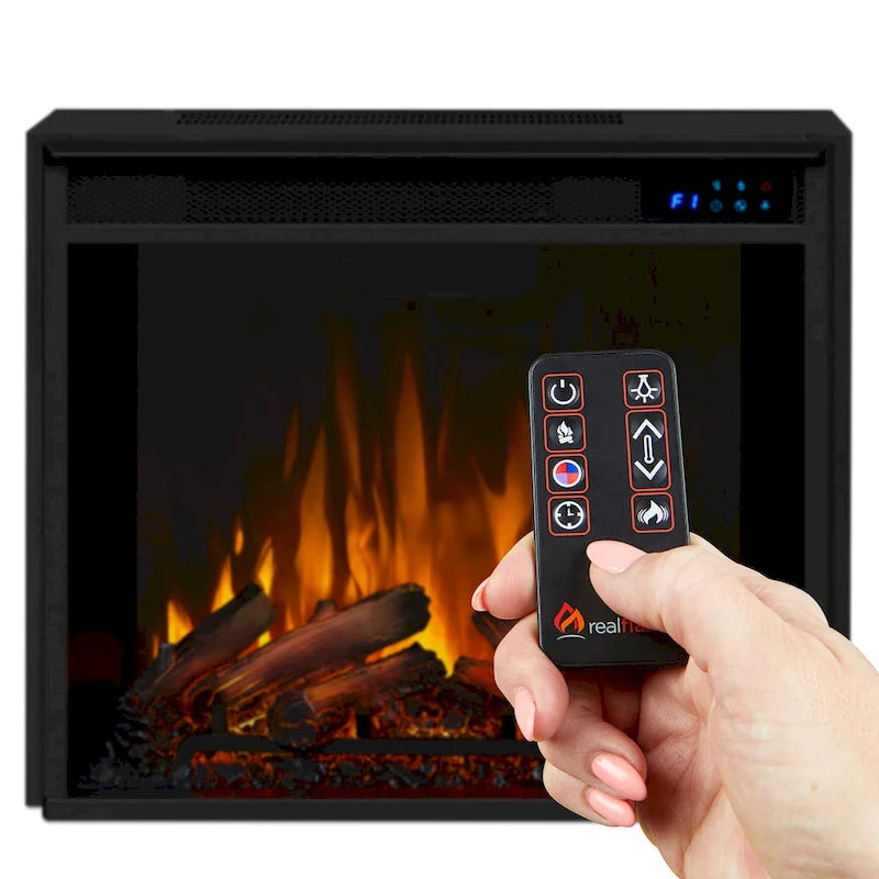 Meuble TV Cheminée Électrique Frederick 72 Blanc par - 72L x 15,5W x 30H