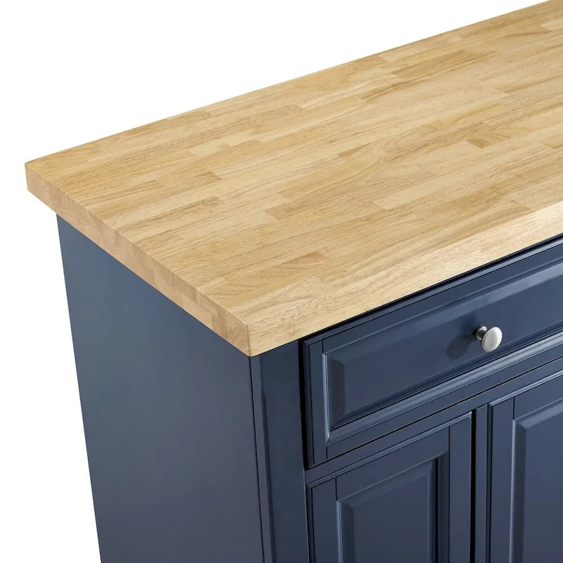 Chariot de cuisine avec billot - 42"L x 18"P x 36.63"H
