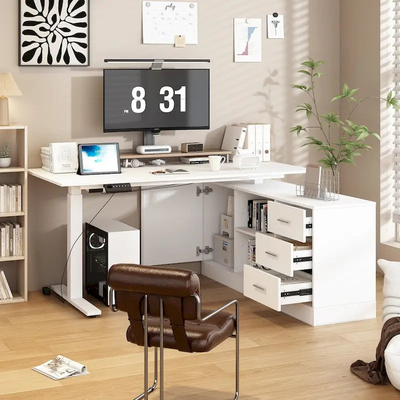 Espace de travail réglable en hauteur : bureau polyvalent pour le télétravail et au-delà