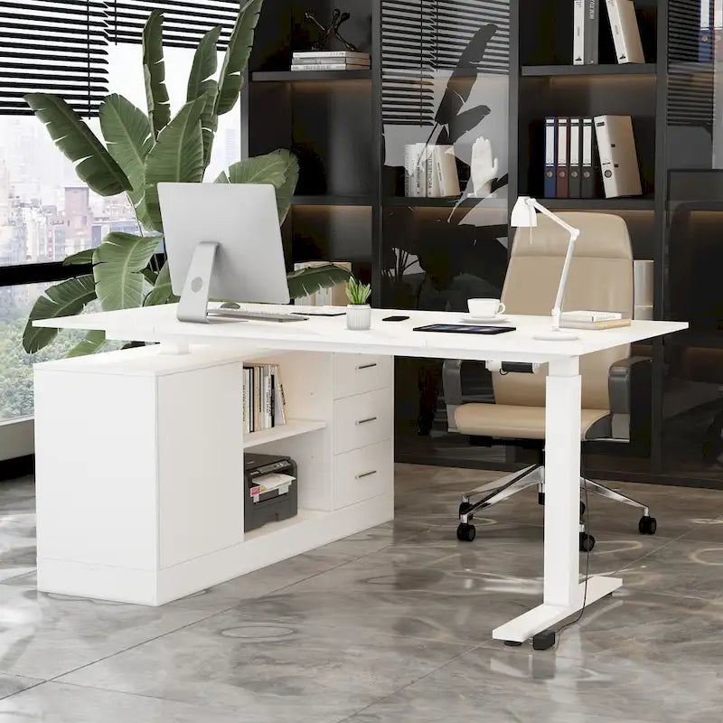 Espace de travail réglable en hauteur : bureau polyvalent pour le télétravail et au-delà