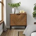 Ensemble de 2 armoires de rangement Jakob Modern avec étagère réglable par HOLALA HOME