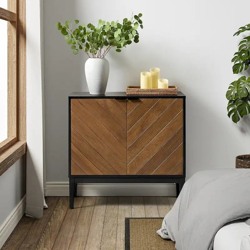 Ensemble de 2 armoires de rangement Jakob Modern avec étagère réglable par HOLALA HOME
