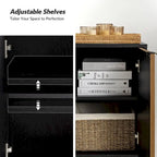 Ensemble de 2 armoires de rangement Jakob Modern avec étagère réglable par HOLALA HOME
