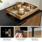 Ensemble de 2 armoires de rangement Jakob Modern avec étagère réglable par HOLALA HOME