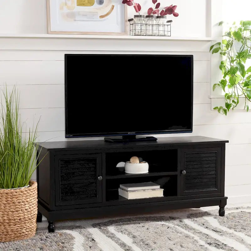 Meuble TV 2 portes, 1 étagère - 47"L x 16"P x 20"H