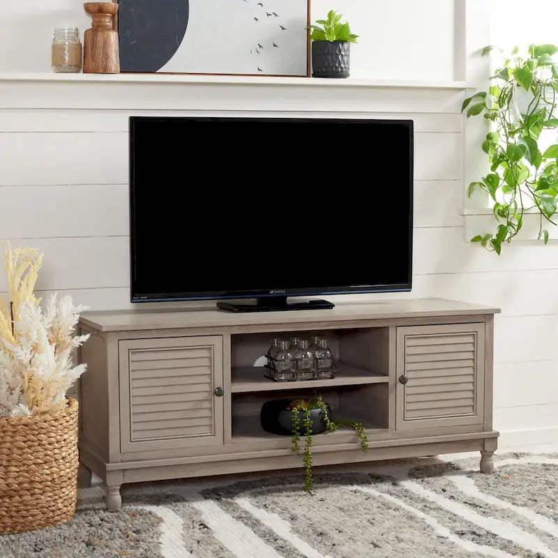 Meuble TV 2 portes, 1 étagère - 47"L x 16"P x 20"H