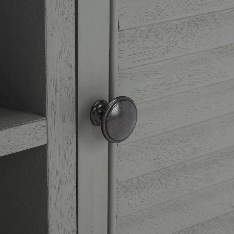 Meuble TV 2 portes, 1 étagère - 47"L x 16"P x 20"H