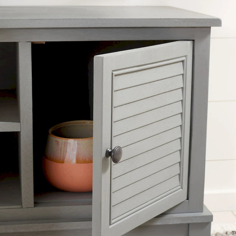 Meuble TV 2 portes, 1 étagère - 47"L x 16"P x 20"H