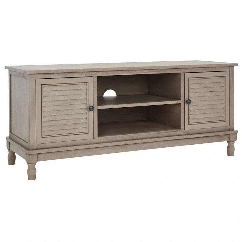 Meuble TV 2 portes, 1 étagère - 47"L x 16"P x 20"H
