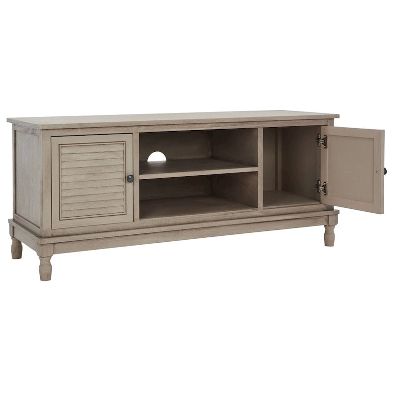 Meuble TV 2 portes, 1 étagère - 47"L x 16"P x 20"H