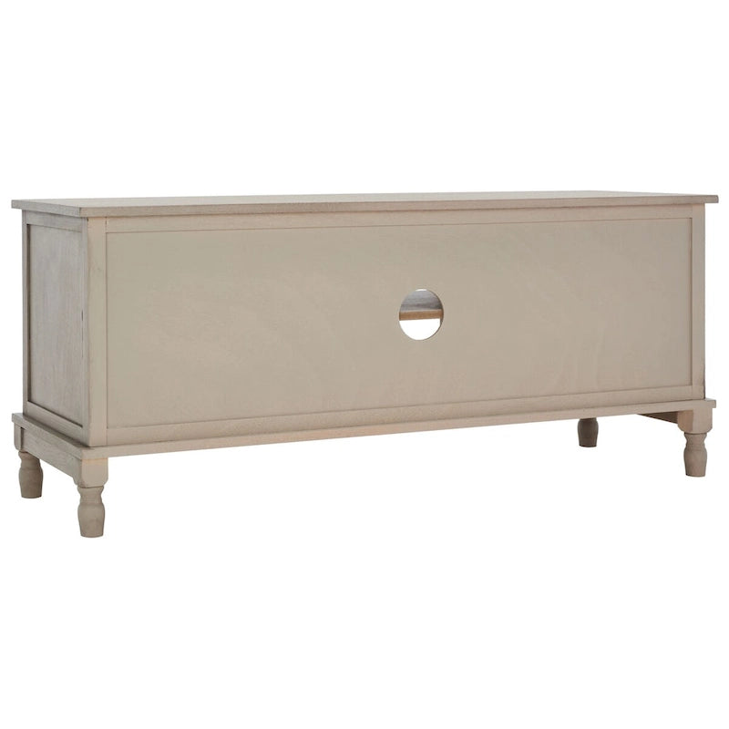 Meuble TV 2 portes, 1 étagère - 47"L x 16"P x 20"H