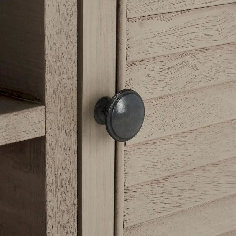 Meuble TV 2 portes, 1 étagère - 47"L x 16"P x 20"H