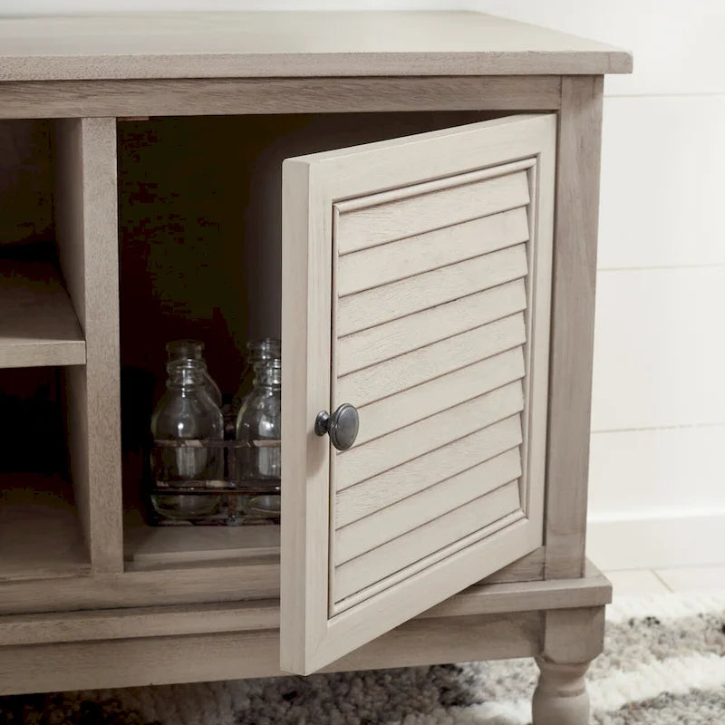 Meuble TV 2 portes, 1 étagère - 47"L x 16"P x 20"H