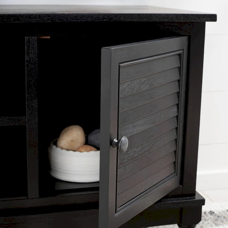 Meuble TV 2 portes, 1 étagère - 47"L x 16"P x 20"H