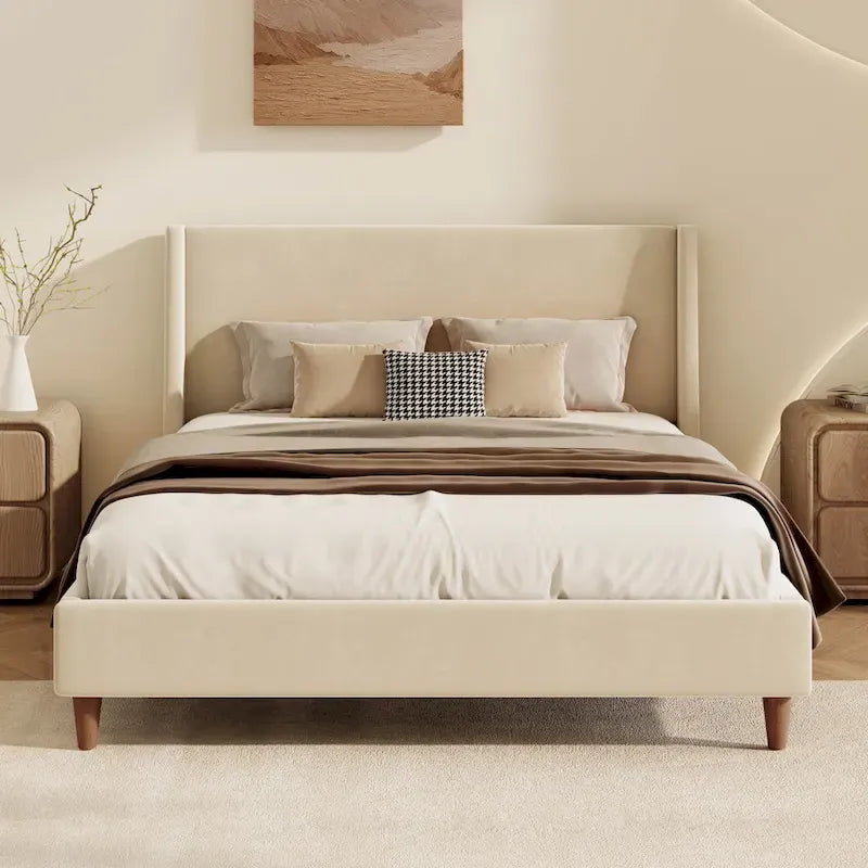 Lit plateforme en boucle moderne