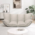 Canapé-lit paresseux moderne beige pliant pour enfants ou maison