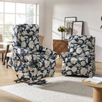 Lot de 2 fauteuils releveurs inclinables électriques Billy traditionnels avec massage, chaleur et appuie-tête manuel par