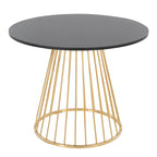 Table à manger ronde Canary Pugo avec base piédestal