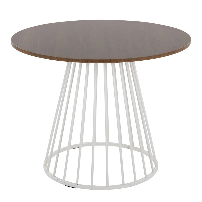 Table à manger ronde Canary Pugo avec base piédestal