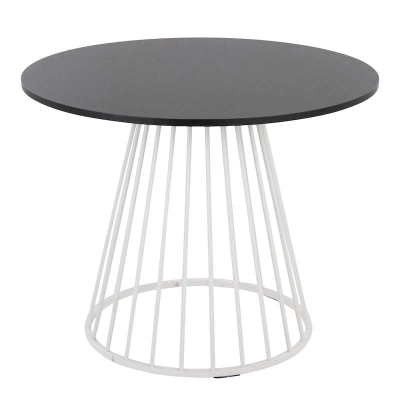 Table à manger ronde Canary Pugo avec base piédestal