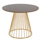 Table à manger ronde Canary Pugo avec base piédestal