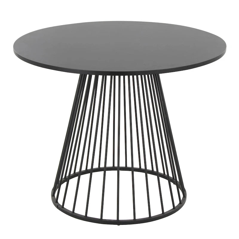 Table à manger ronde Canary Pugo avec base piédestal