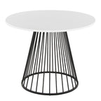 Table à manger ronde Canary Pugo avec base piédestal