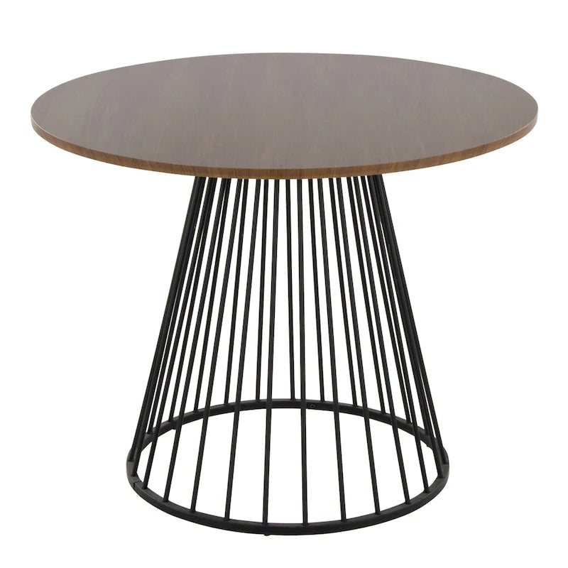 Table à manger ronde Canary Pugo avec base piédestal