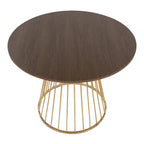 Table à manger ronde Canary Pugo avec base piédestal