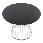 Table à manger ronde Canary Pugo avec base piédestal