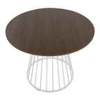 Table à manger ronde Canary Pugo avec base piédestal