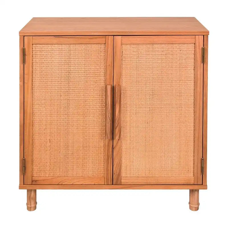 Armoire 2 portes en bois blond clair
